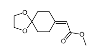 Methyl 2-(1,4-dioxaspiro[4.5]decan-8-ylidene)acetate Structure