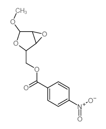 b-D-Lyxofuranoside, methyl 2,3-anhydro-, 4-nitrobenzoate(9CI)结构式