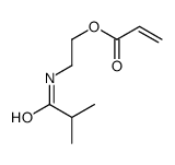 2-Propenoic acid,2-[(2-methyl-1-oxopropyl)amino]ethyl ester Structure