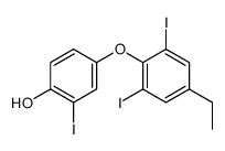 4-(4-ethyl-2,6-diiodophenoxy)-2-iodophenol结构式