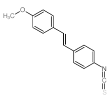 Benzene,1-isothiocyanato-4-[2-(4-methoxyphenyl)ethenyl]-结构式
