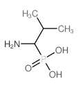 Phosphonic acid,P-(1-amino-2-methylpropyl)- Structure