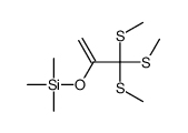 trimethyl-[3,3,3-tris(methylsulfanyl)prop-1-en-2-yloxy]silane Structure