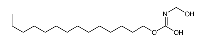 tetradecyl N-(hydroxymethyl)carbamate结构式