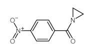 Aziridine, 1- (4-nitrobenzoyl)- structure