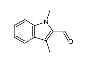 1,3-dimethyl-1H-indole-2-carbaldehyde Structure