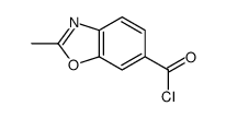 6-Benzoxazolecarbonylchloride,2-methyl-(9CI) structure