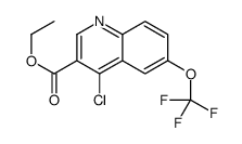 4-Chloro-6-(trifluoromethoxy)quinoline-3-carboxylic acid ethyl ester picture