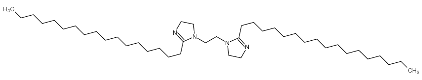 1,1'-ethylenebis[4,5-dihydro-2-heptadecyl-1H-imidazole] structure