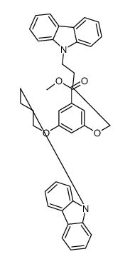 methyl 3,5-bis(4-carbazol-9-ylbutoxy)benzoate Structure