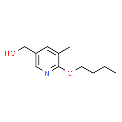 (6-Butoxy-5-methylpyridin-3-yl)-methanol Structure