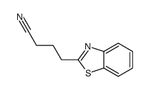 2-Benzothiazolebutyronitrile(8CI)结构式