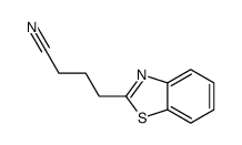 2-Benzothiazolebutyronitrile(8CI) Structure