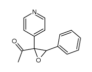 4-phenyl-3-(pyridin-4-yl)-3,4-epoxy-2-butanone Structure
