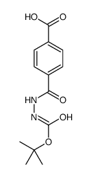 4-(2-TERT-BUTOXYCARBONYLHYDRAZINO)CARBONYL-BENZOIC ACID structure