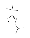 1,3-Cyclopentadiene,1-(1,1-dimethylethyl)-3-(1-methylethyl)-(9CI)结构式