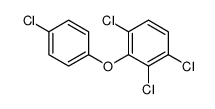 1,2,4-trichloro-3-(4-chlorophenoxy)benzene结构式