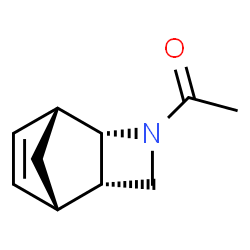 3-Azatricyclo[4.2.1.02,5]non-7-ene, 3-acetyl-, (1R,2S,5S,6S)-rel- (9CI) Structure