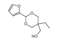(5-ethyl-2-furan-2-yl-[1,3]dioxan-5-yl)-methanol Structure