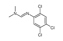 N,N-dimethyl-N'-(2,4,5-trichlorophenyl)methanimidamide Structure