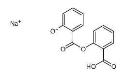 sodium,2-(2-hydroxybenzoyl)oxybenzoate Structure