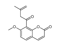 7-Methoxy-8-(3-methyl-1-oxo-3-butenyl)-2H-1-benzopyran-2-one picture