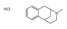 2-Methyl-6,7-benzomorphan hydrochloride结构式