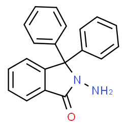 2-Amino-2,3-dihydro-3,3-diphenyl-1H-isoindol-1-one Structure