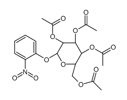 2'-NITROPHENYL TETRA-O-ACETYL-A-D-GALACTOPYRANOSIDE Structure