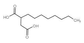 octylsuccinic acid结构式