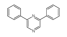 Pyrazine, 2,6-diphenyl- Structure