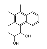 1-(2,3,4-trimethylnaphthalen-1-yl)propane-1,2-diol结构式