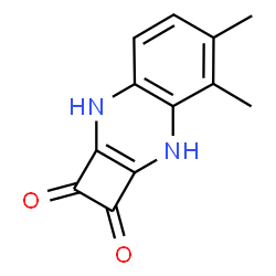 Cyclobuta[b]quinoxaline-1,2-dione, 3,8-dihydro-4,5-dimethyl- (9CI) Structure