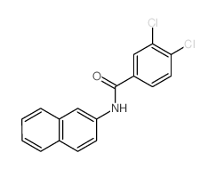Benzamide,3,4-dichloro-N-2-naphthalenyl-结构式