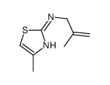 2-Thiazolamine,4-methyl-N-(2-methyl-2-propenyl)-(9CI) Structure