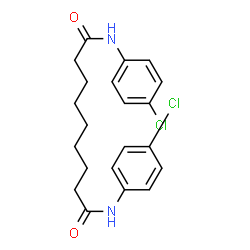 N,N'-Bis(4-chlorophenyl)nonanediamide Structure