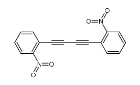 1,4-bis(2-nitrophenyl)buta-1,3-diyne Structure