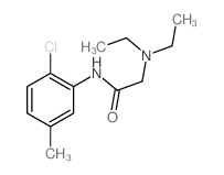 Acetamide,N-(2-chloro-5-methylphenyl)-2-(diethylamino)- Structure