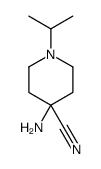 4-Piperidinecarbonitrile,4-amino-1-(1-methylethyl)-(9CI) structure