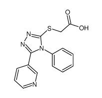 (4-PHENYL-5-PYRIDIN-3-YL-4 H-[1,2,4]TRIAZOL-3-YLSULFANYL)-ACETIC ACID picture