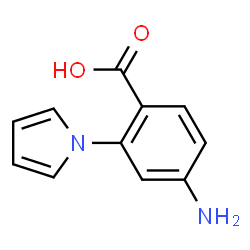 Benzoic acid, 4-amino-2-(1H-pyrrol-1-yl)- (9CI)结构式