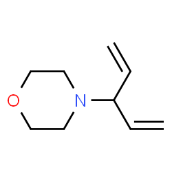 Morpholine,4-(1-ethenyl-2-propenyl)- (9CI) structure