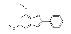 5,7-Dimethoxy-2-phenylbenzo[b]furan Structure