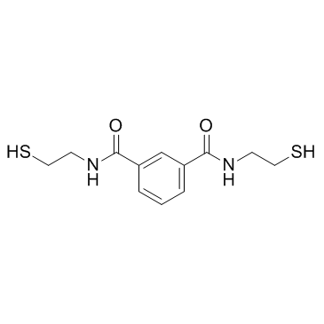 1,3-(N-巯基乙基羧酰胺)苯结构式