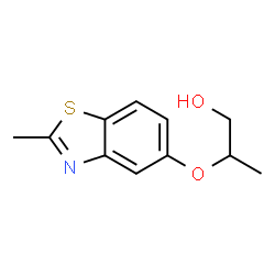 1-Propanol,2-[(2-methyl-5-benzothiazolyl)oxy]-(9CI) Structure