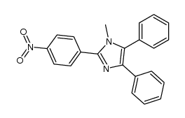 1-methyl-2-(4-nitrophenyl)-4,5-diphenyl-1H-imidazole Structure