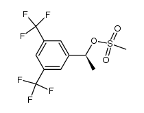 methanesulfonic acid (S)-1-(3,5-bis(trifluoromethyl)phenyl)ethyl ester Structure