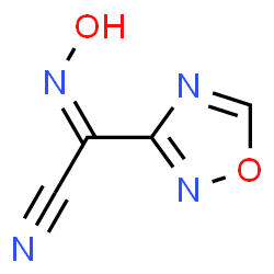 1,2,4-Oxadiazole-3-acetonitrile,alpha-(hydroxyimino)-(9CI) structure