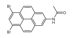 2-Acetylamino-6,8-dibrom-pyren结构式