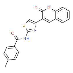 4-methyl-N-(4-(2-oxo-2H-chromen-3-yl)thiazol-2-yl)benzamide Structure